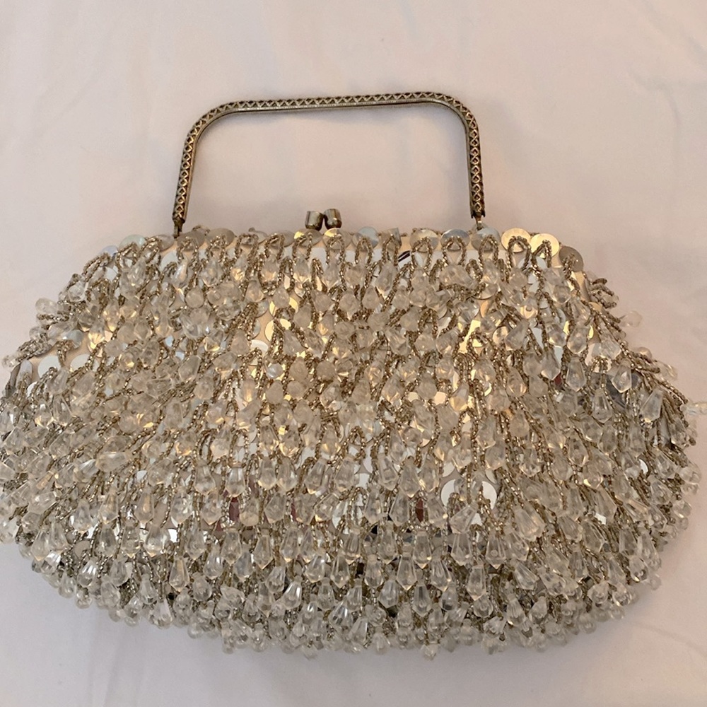 Vintage Beaded Clutch